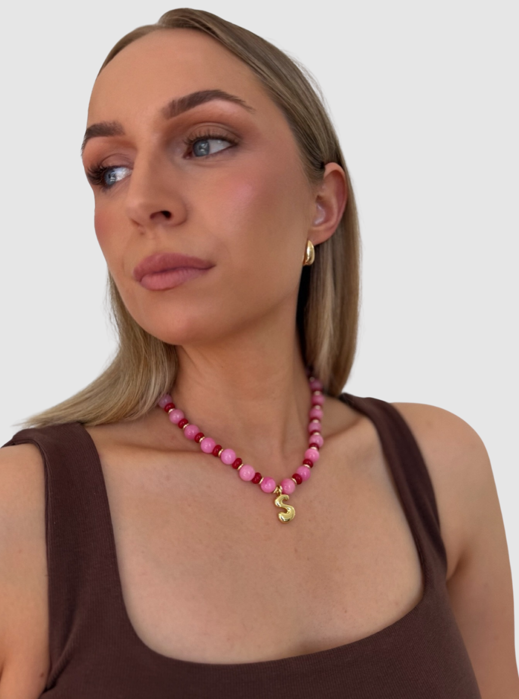 Lulu Initial Necklace